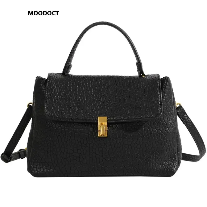 New Messenger Fashion Handbags Women 2023 Luxury Designer Soft PU Leather Crossbody Shoulder Bag Summer Classic Simple Vintage