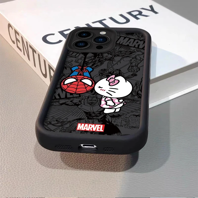Marvels Spides Mans Cats Phone Case for Huawei P20 P30 P40 P50 Mate 20 30 40 Pro Nova 7 9 10 SE Soft TPU Back Cover