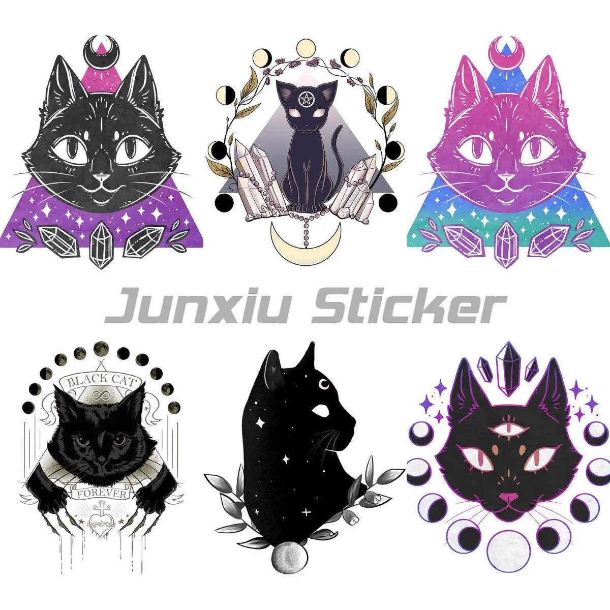 Car Stickers Waterproof Personality Decals Sunscreen Motorcycle Laptop Luggage Suitcase Motor Car Bike Stickers