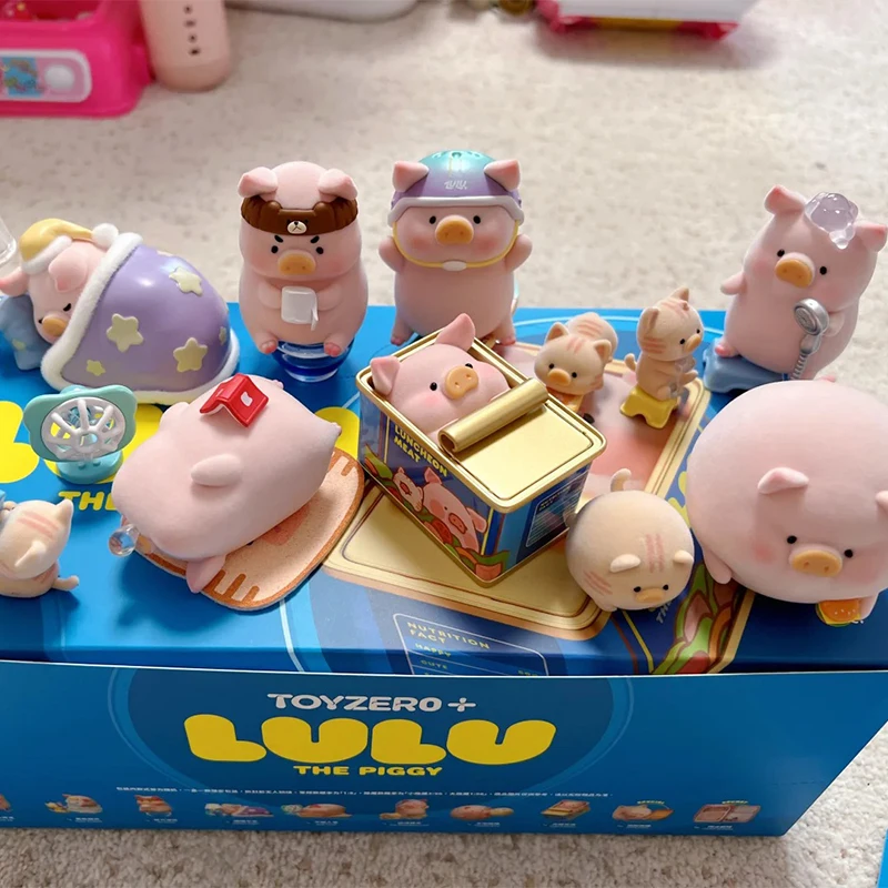 Оригинальные фигурки Lulu The Pig Stay With You серии игрушки мультяшные милые