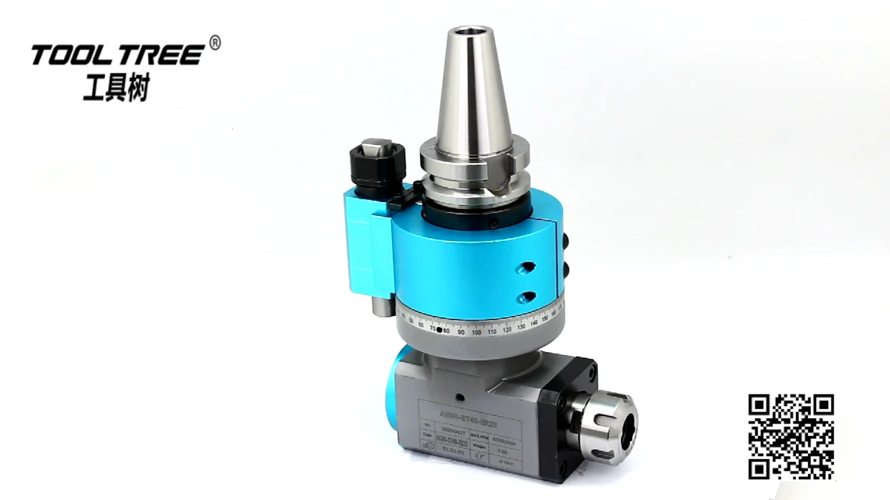 

Machine Tools 90 degree CNC angle head horizontal milling head BT30 BT40 BT50 ER16 ER25 ER32 angle head