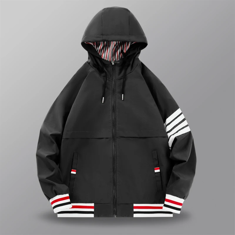 

Jackets Korea Fashion Coat 2022 Mens Fall Winter Hooded Clothing Y2k Baseball Clothes Casual Streetwear Oversized Plus Size Tops