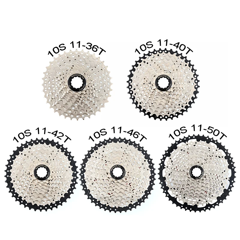Купить Переключатели передач Shimano Deore M4100 10S, механизм переключения передач KMC X10 Chain SUNSHINE, 36/40/42/46/50T, 10 в