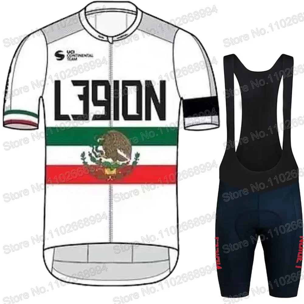 Команда L39ion Чемпион Мексики Велоспорт Джерси 2023 комплект мужская одежда с