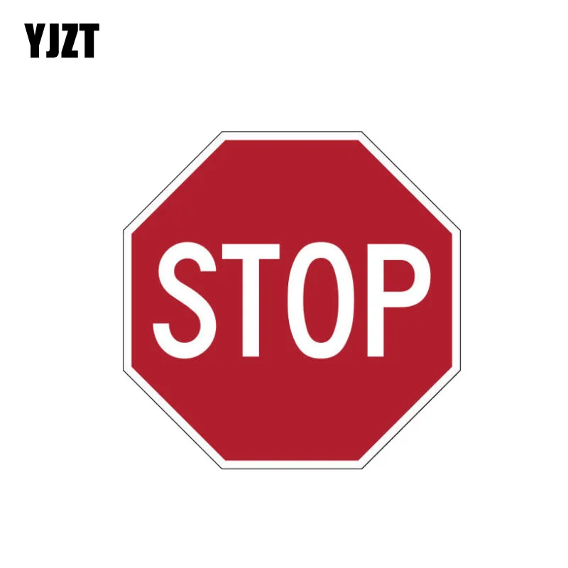 

Personality Warning Stop Road PVC Decal Car Sticker