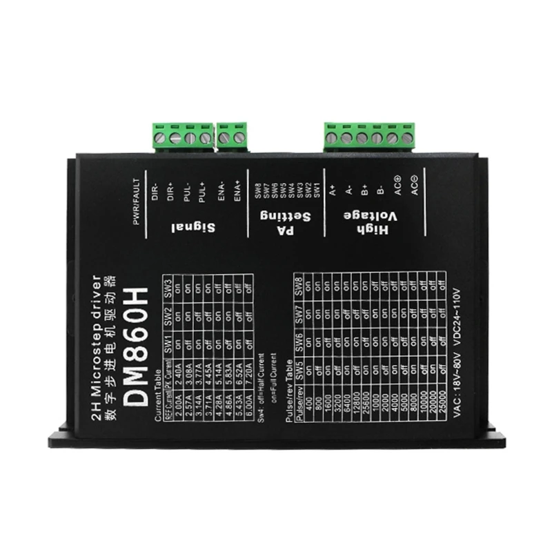 

Новинка 2022, шаговый двигатель Cintroller DM860 DM860H, микрошаговый бесщеточный шаговый двигатель