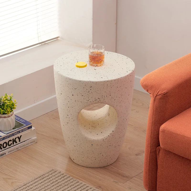 

Living Room Sofa Side Table Nordic Style Homestay Art Balcony Bedroom Bedside Corner Table Small Round Coffee Table Dropshipping