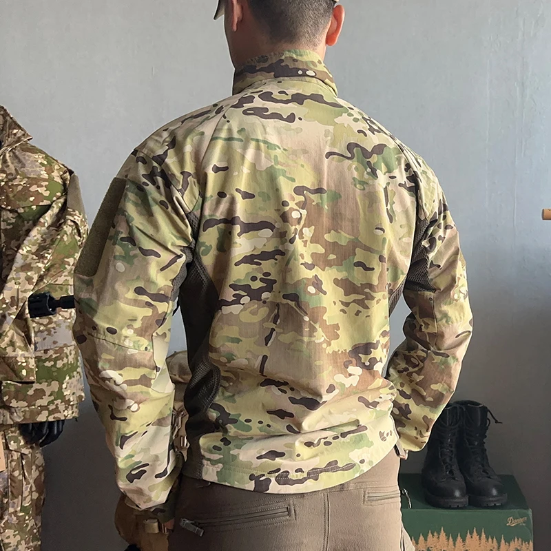 Фото PRO Тактическая куртка, уличное боевое тренировочное пальто, дышащая софтшелл CS, тактическая спортивная камуфляжная одежда, куртка для кемпинга №4