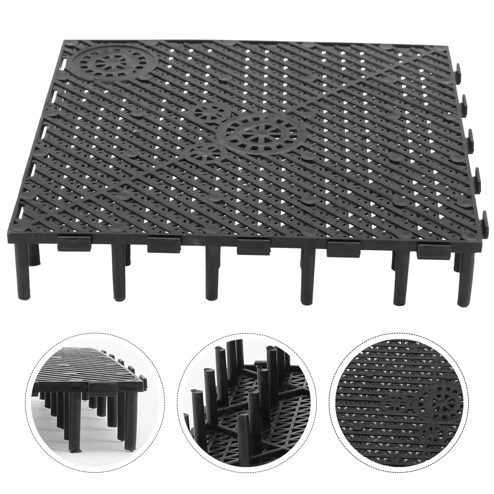 

10 Pcs Aquarium Black Gravel Filter Mesh Fish Tank Divider Saltwater Sponge Filters Tray Black Fish Tank Gravel