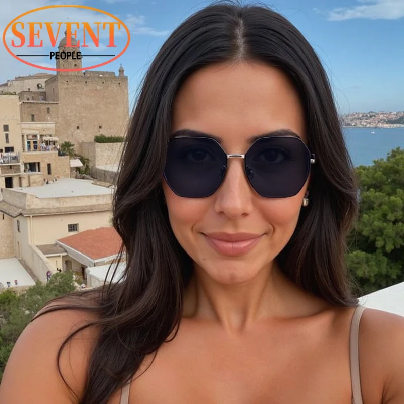 Винтажные квадратные солнцезащитные очки Y2K в стиле панк женские модные класса