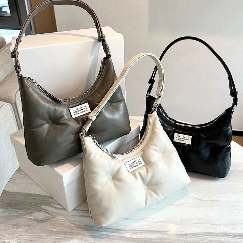 Mag visuoboSheepskin Сумка-подушка Сумка подмышки через плечо из натуральной кожи с