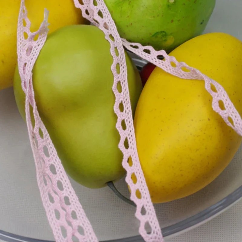 Хлопчатобумажная вязаная кружевная ткань Отделка лентой полый пэчворк