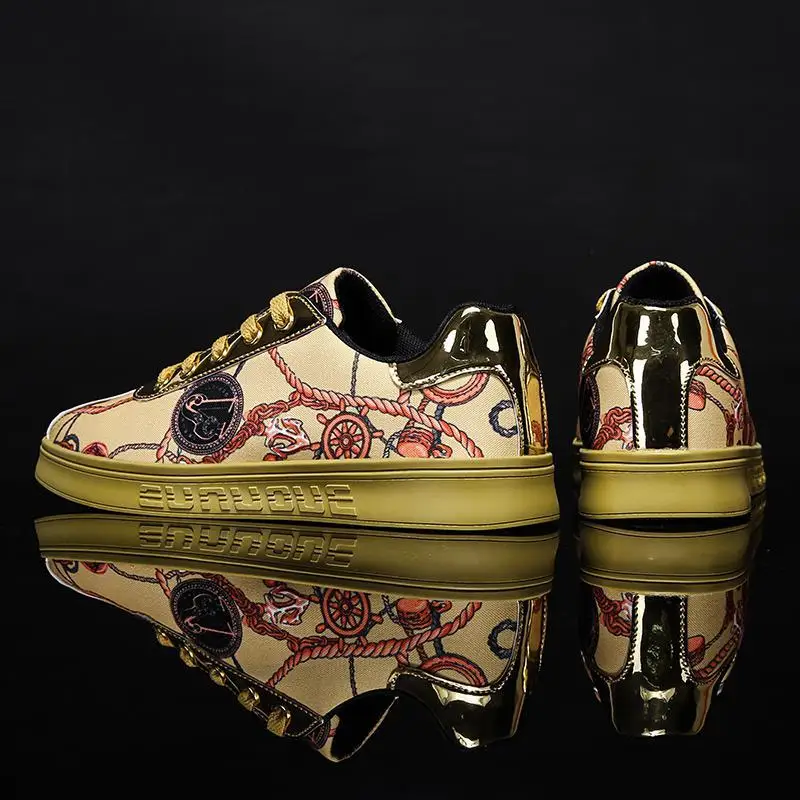 

Autumn Men's Shoes 2023 New Casual Canvas Flat Sneakers Breathable Increased Men's Cloth Shoes Fashionable Sports Shoes