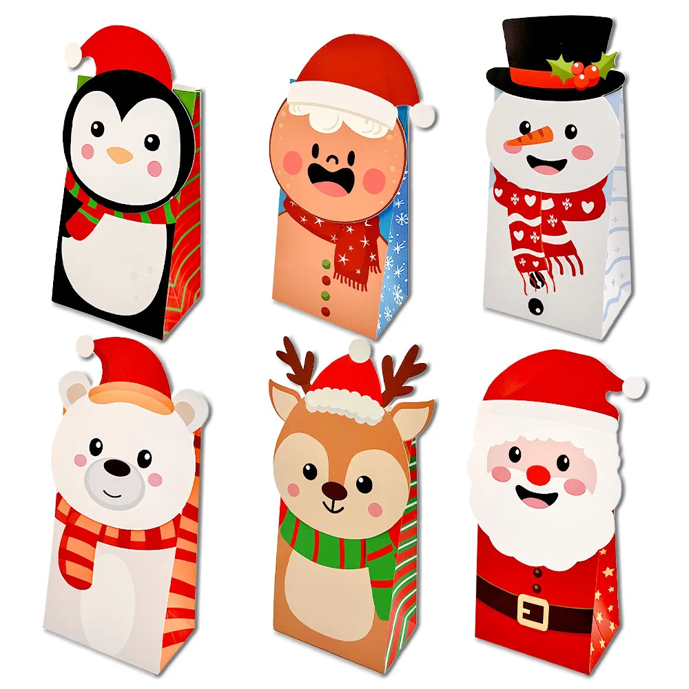 

Бумажные пакеты для подарков Рождество