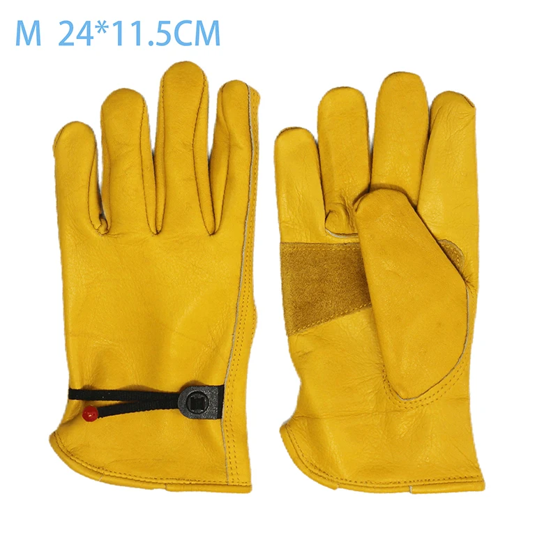 

Мужские кожаные перчатки yellow Cowhide