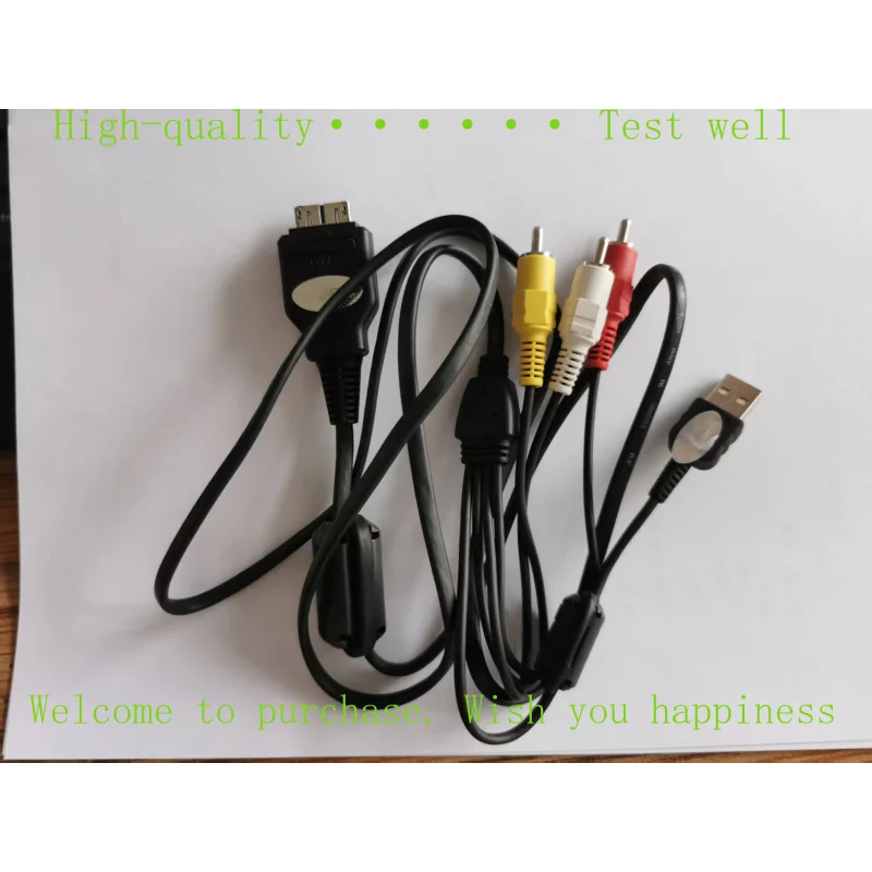 Фото Кабель VMC‑MD2 USB 2.0 Data AV RCA для камер Sony CyberShot DSC‑W210 W215 W220 W230 W290 HX5 HX5C, кабель видеовыхода. №1