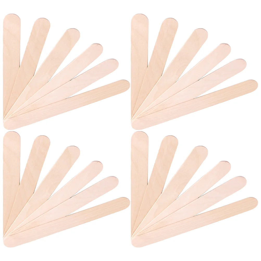 

200 Pcs Tongue Depressor Wax Stick Household Spatula Face Scraper Tool Professional Applicator Wooden Sticks Compact Popsicle