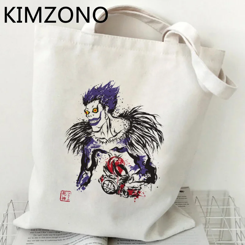 

Сумка для покупок «Death Note Misa Amane», Экологически чистая тканевая сумка для продуктов, многоразовые мешки для покупок из джута