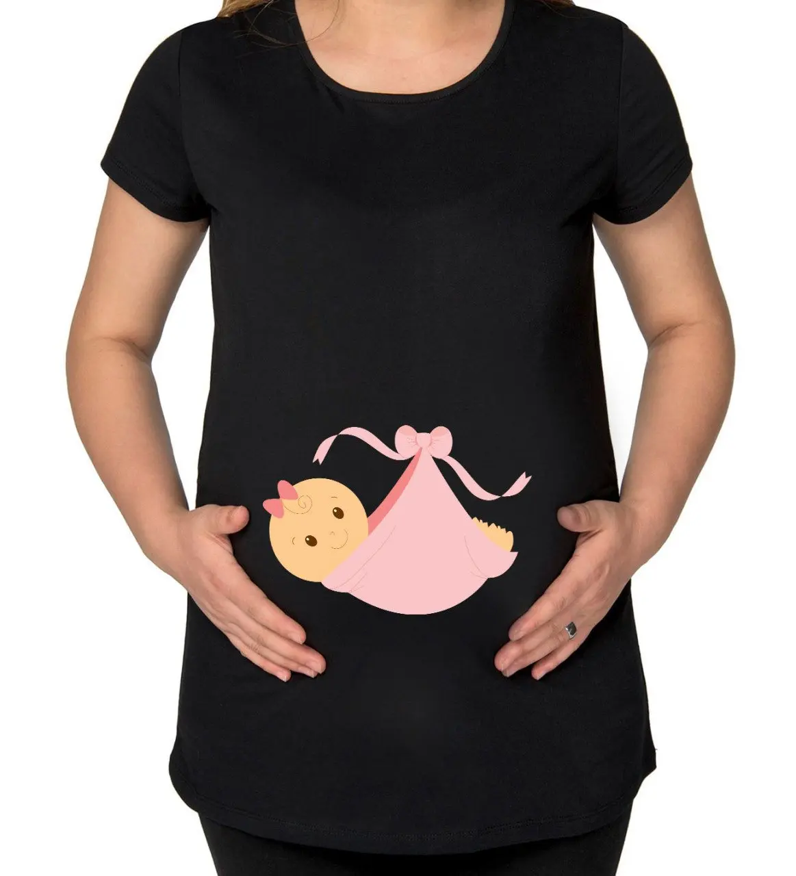 

BK подарок для маленьких девочек, дизайн, черный, для беременных