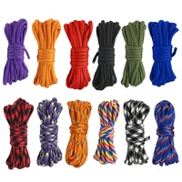 2022 new 7 seven core umbrella rope 31 meters 100 feet 4mm 154 color rope outdoor braided bracelet