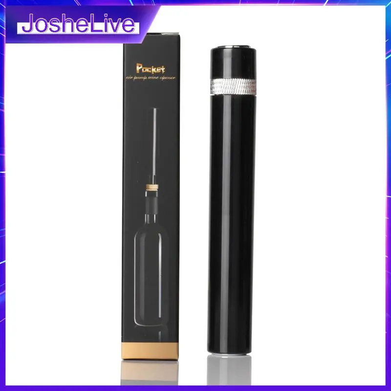 

Pocket Corkscrew Stainless Steel Pin Air Pressure Pump Cork Remover Safe Pin Jar Cork Remover Kitchen Tools And Gadgets Portable