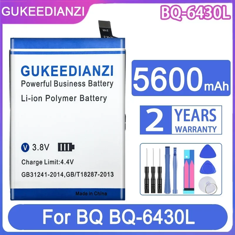 GUKEEDIANZI Сменный аккумулятор 5600 мАч для BQ BQ-6430L/для Oukitel C21 аккумуляторы мобильных