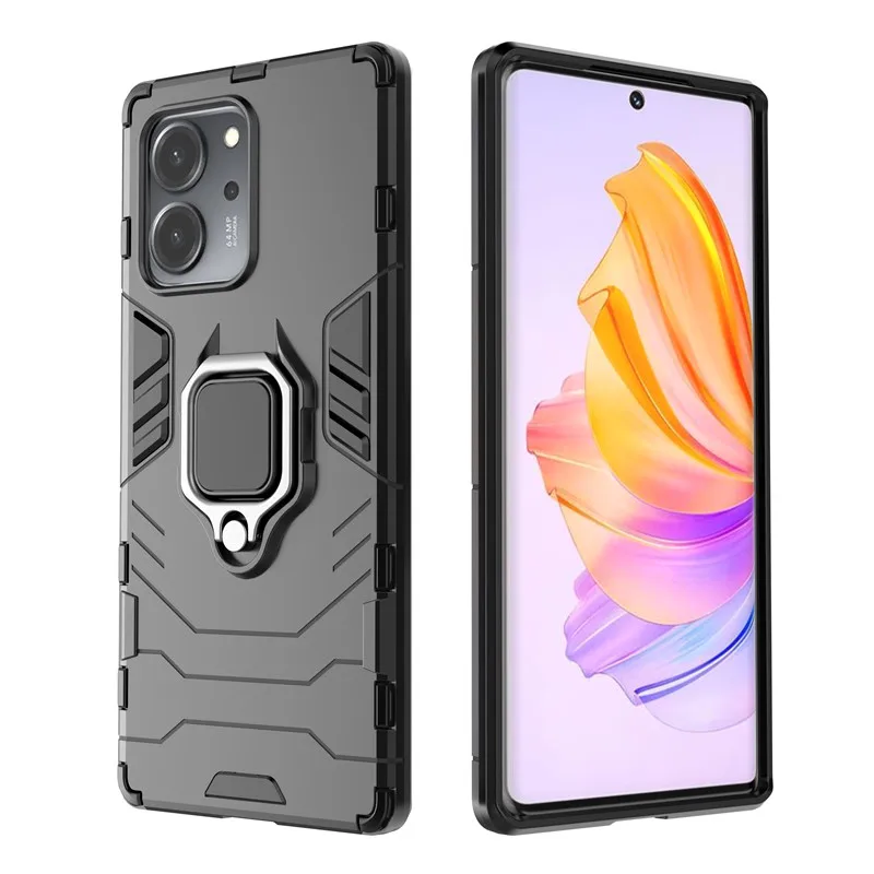 For Honor 80 SE Case Honor 80 SE Cover 6.67 inch Shockproof Armor Hard PC Holder Silicone Bumper For Honor 80 SE 80 Pro Fundas