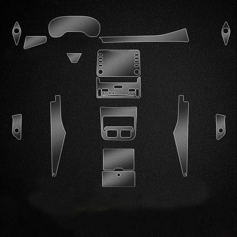 

TPU for Toyota Avalon 2019-2023 Transparent Film Car Interior Sticker Center Console Gear Air Door Navigation Touch Screen Panel