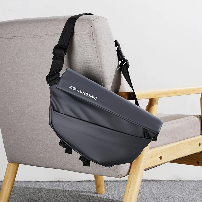 

Oxford Cloth Shoulder Messenger Bag Outdoor Waterproof Men's Fashion Chest Bag Multifunctional Leisure Sports Cycling Backpack