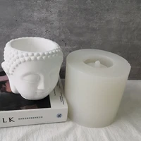 silicone mold for concrete creative buddha shape concrete cement flower pot silicone mold diy gypsum resin drop glue mold