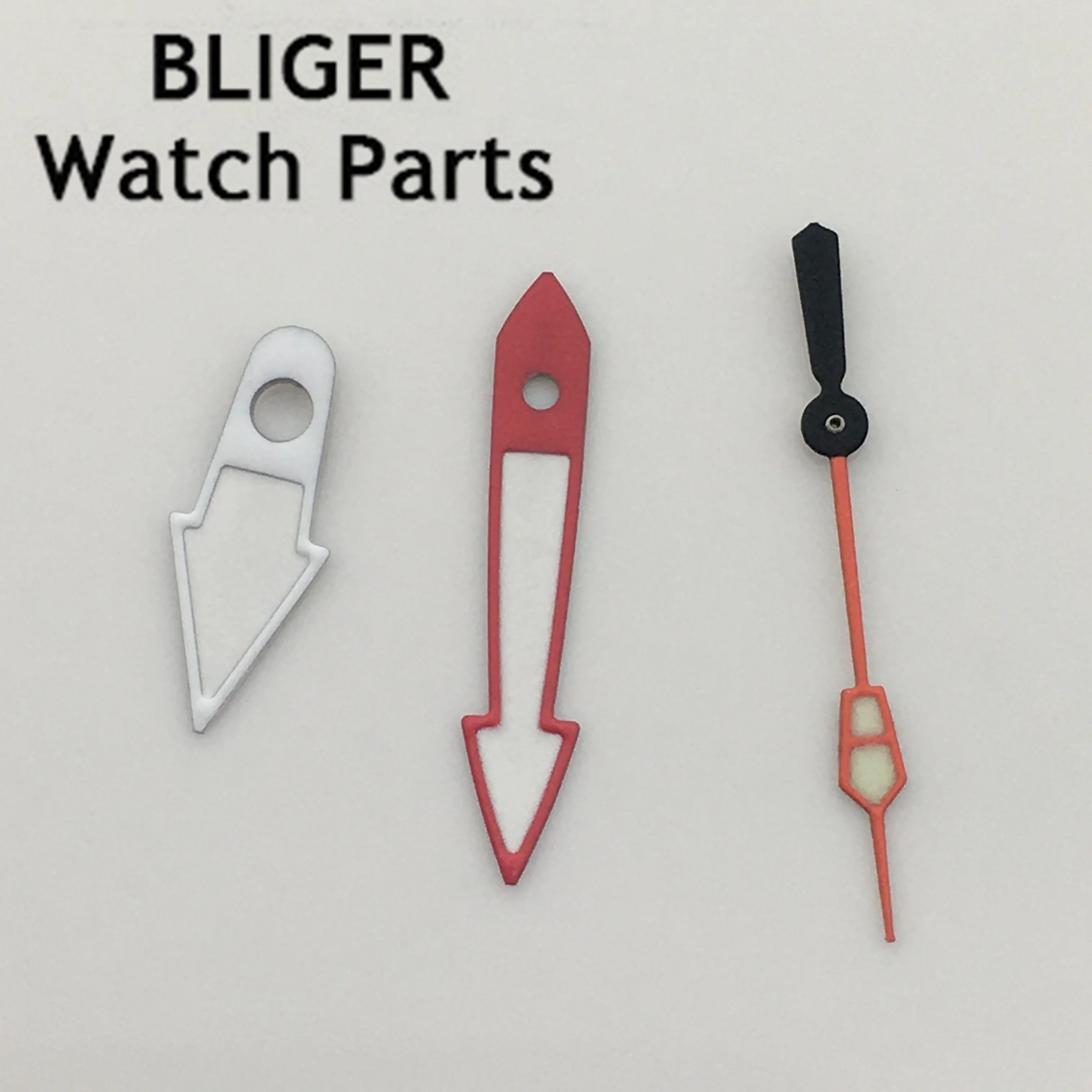 

BLIGER watch hands green super luminous hands fit NH35 NH36 movement