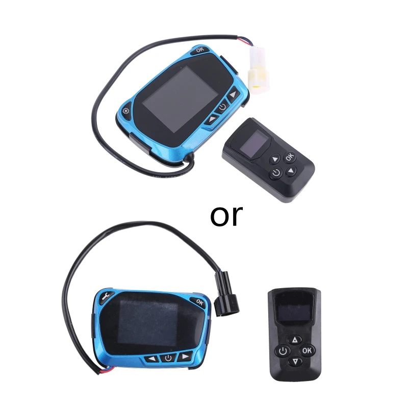 

For Car Parking 12V/24V LCD Display Thermostat Monitor Switch+Remote Controller