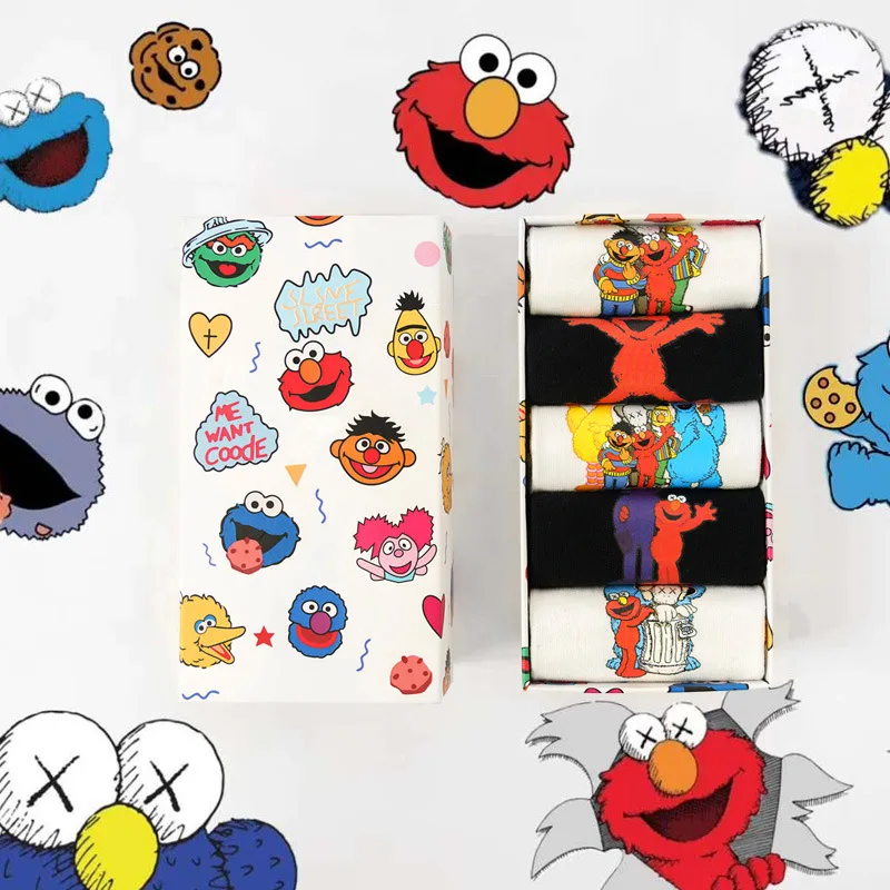 

Hasbro кукла Улица Сезам, плюши, неглубокие носки с принтом, подарочный набор, кукла, Аниме фигурки, модели, игрушки для мальчиков, подарки на день рождения