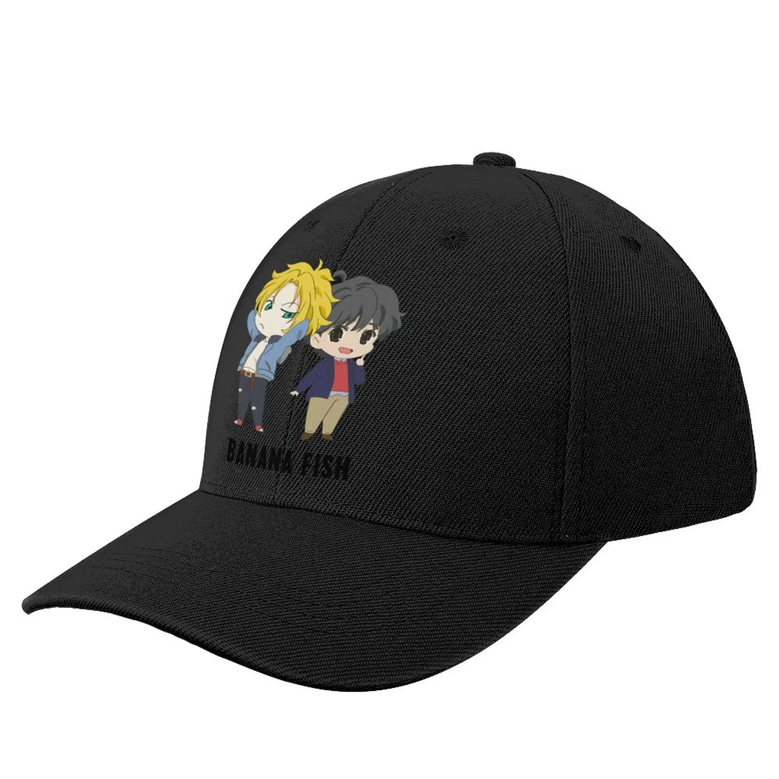 

Banana Fish Anime Sing Chibi Baseball Cap Ash Lynx Aslan Jade Cute Aesthetic Trucker Hat Summer Male Sport Design Baseball Caps