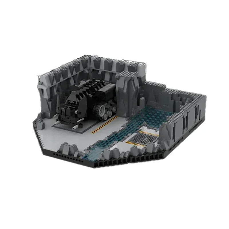 Фото Популярная модель героя из фильма Moc, строительные кирпичи, BatCave, технология темного рыцаря, модульные блоки, подарок, рождественские игрушки, наборы «сделай сам», сборка №2