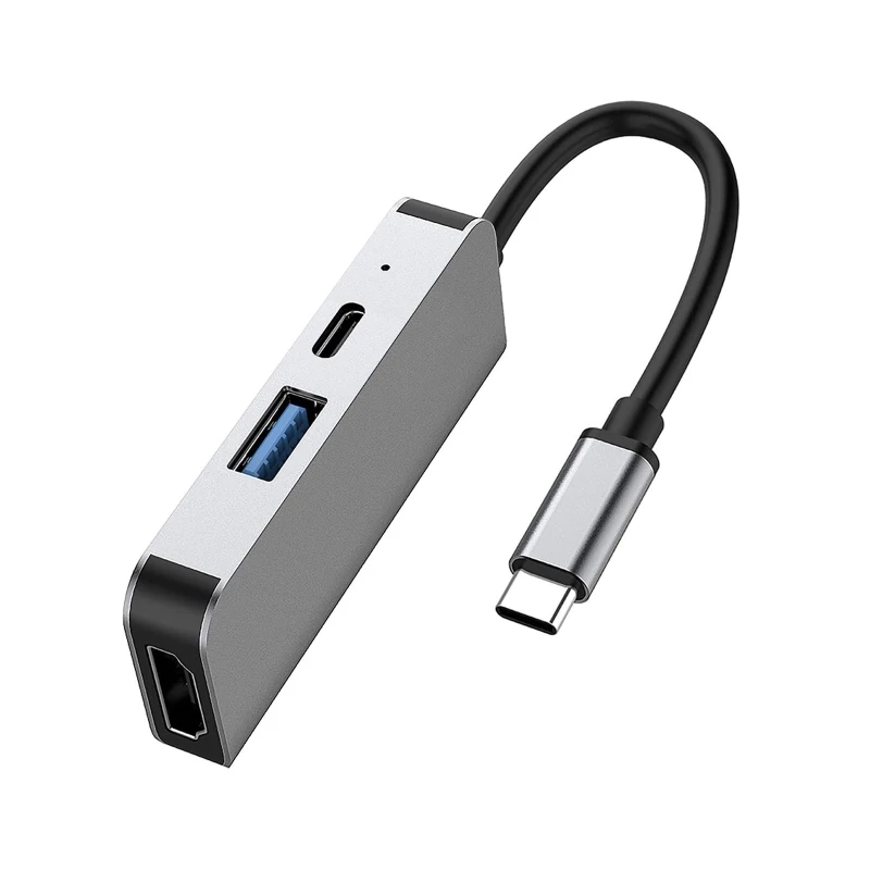

Многофункциональная USB C док-станция Dockiong 3 в 1 стандарта HDMI-совместимая с USB 3,0 87 Вт PD Зарядка для ноутбука