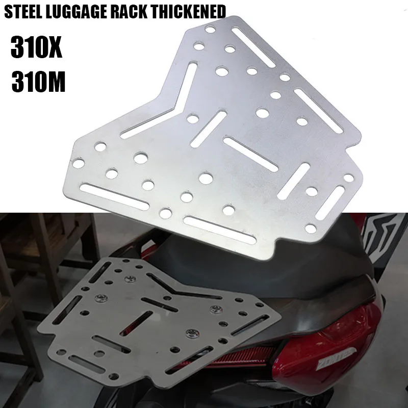 

For Zontes 310x/m Tail Box Bracket Modification Accessories Zt 310X/M Motorcycle Stainless Steel Luggage Rack Thickened