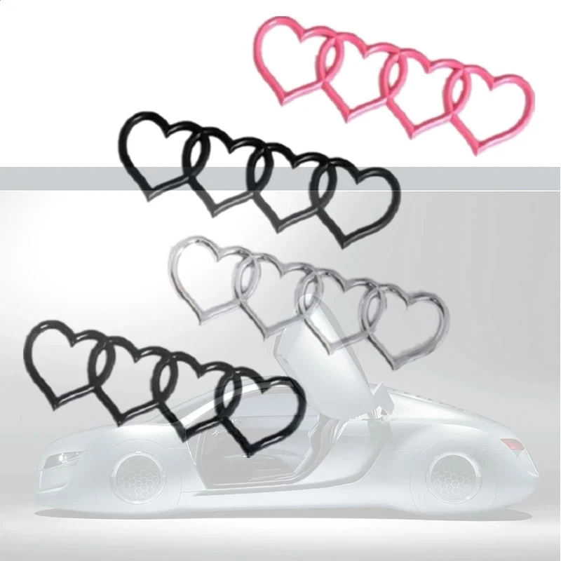 

Значок с логотипом Love Heart для заднего багажника и хвоста, значок, эмблема, наклейка на автомобиль, наклейка для заднего багажника автомобиля,...