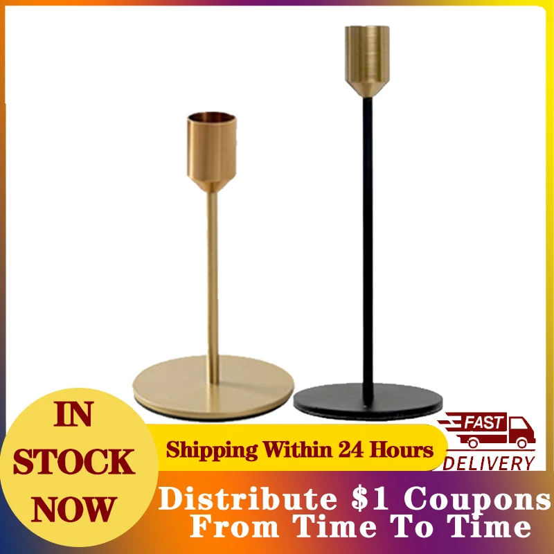 Candlestick Holders Dropshipping Black Candlestick For Vinta