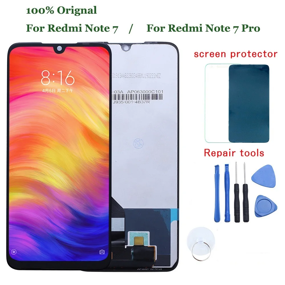 

Original for Xiaomi Redmi Note 7 LCD Display Screen Touch Digitizer Assembly Redmi Note7 Pro M1901F7G LCD Display 10 Touch
