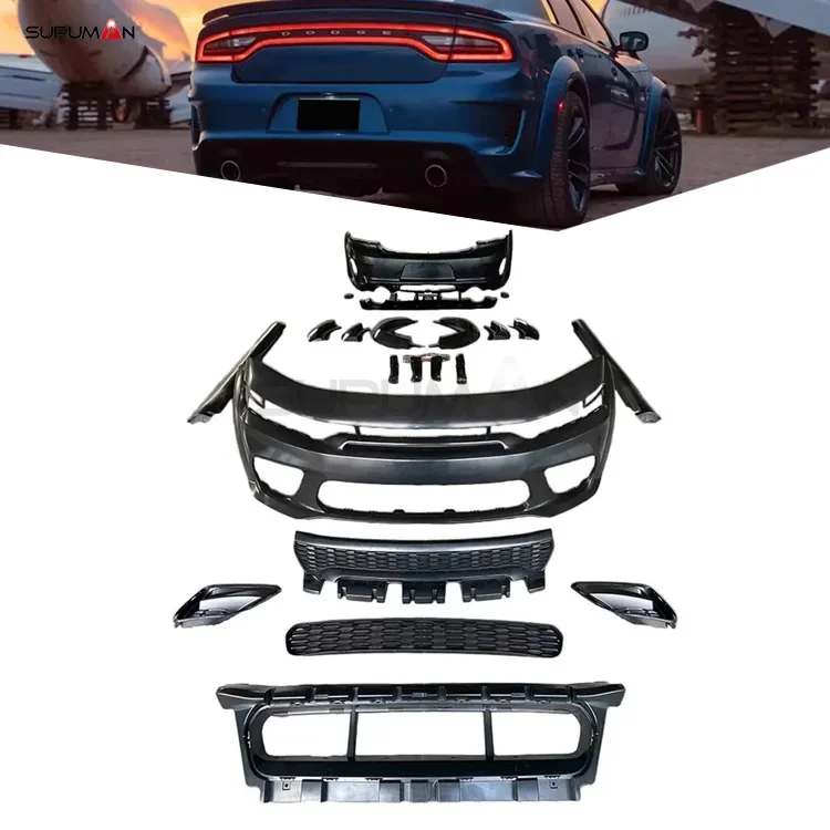 B SPM бампер диффузор спойлер боковая юбка для Dodge Charger Body Kit SRT Hellcat комплект всего
