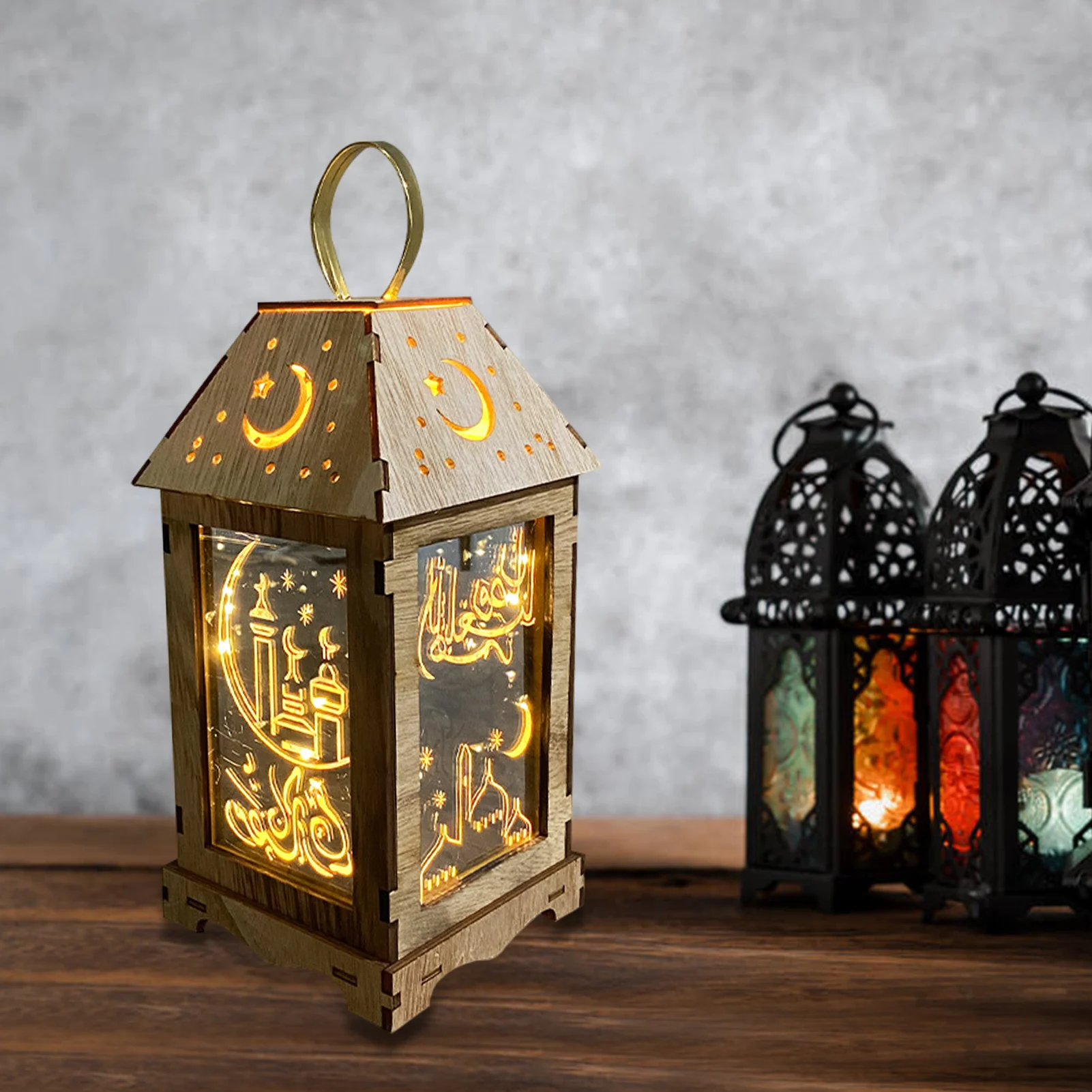 

EID Mubarak LED Candles Light Ramadan Decorations Night Lamp For Home Islamic Muslim Party Eid Decor Kareem Ramadan
