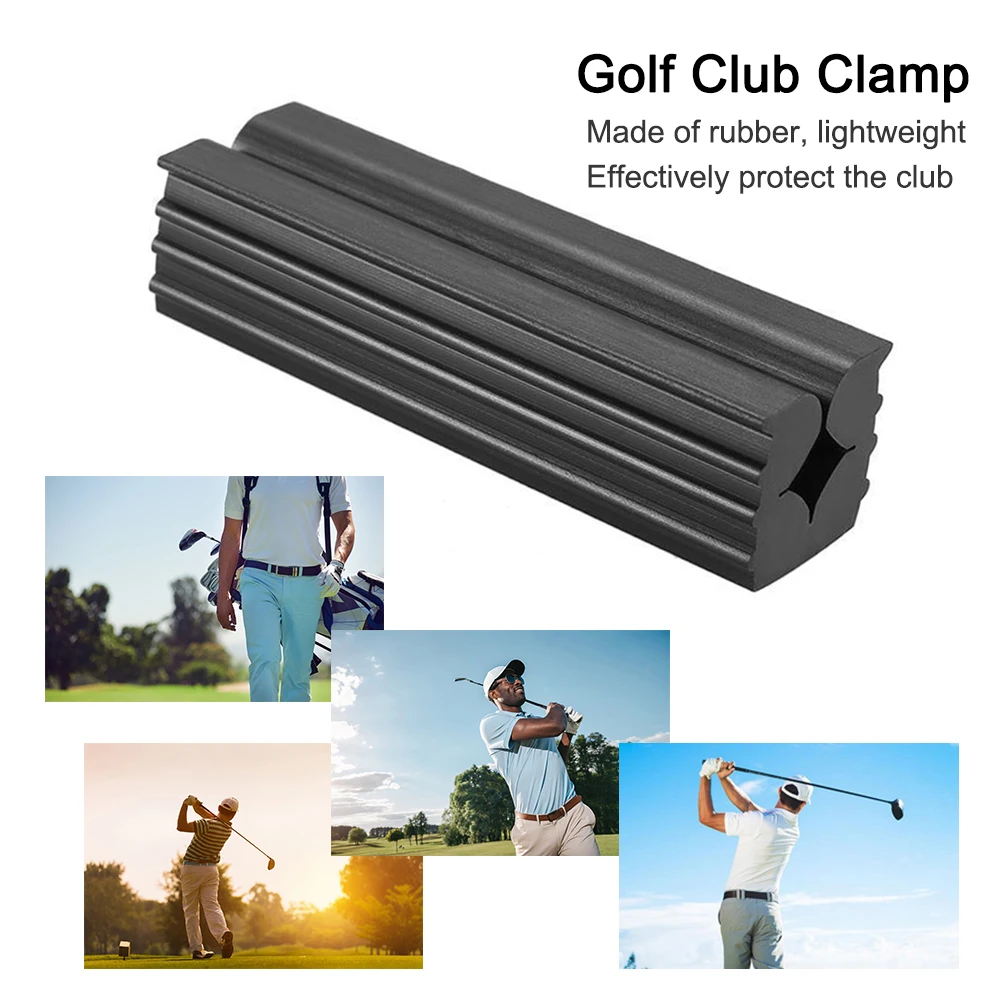 

Golf Club Grip Rubber Golf Putters Shaft Clamp Lightweight Golf Club Shafts Clip Holder Anti-slip Outdoor Sports Accessories