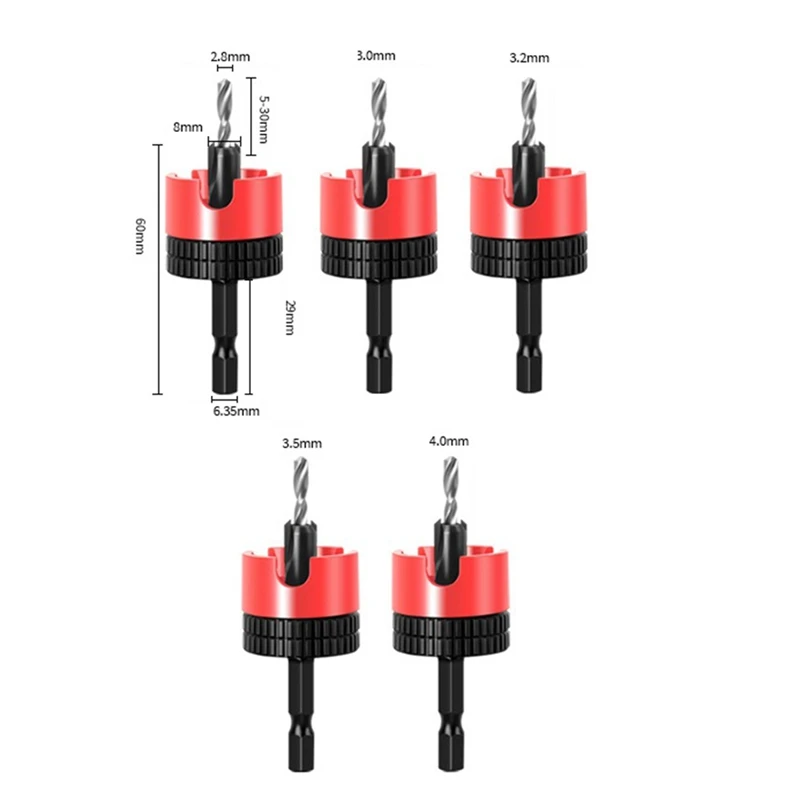 5 шт. 8 мм сверло с потайной головкой деревообрабатывающий фрезерный станок