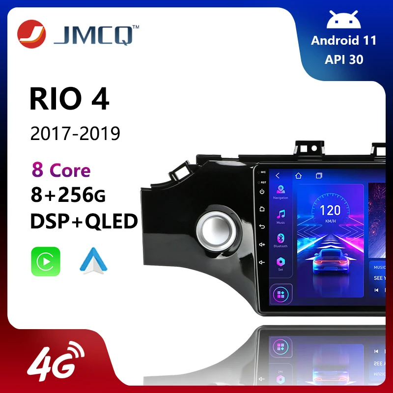 

JMCQ 10.1" 2din Android 10 Car Radio Multimidia Video Player RDS DSP For KIA RIO 4 2016 2017 2018 2019 Navigation GPS Head Unit