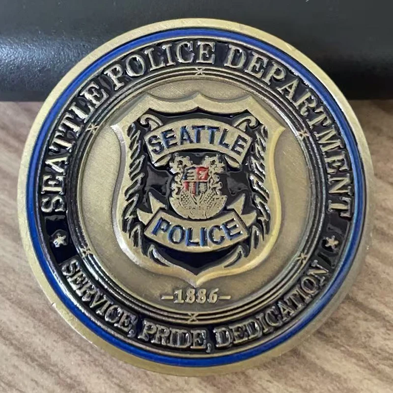 

Сувенирная монета Министерства полиции Сиэтла ST.Michael Challenge