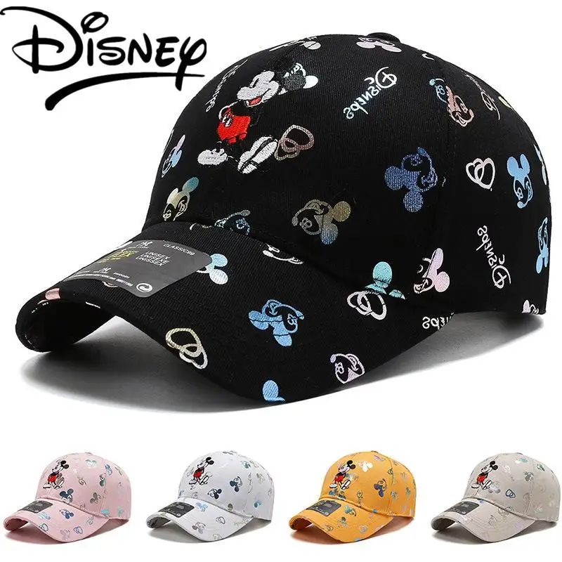 

Disney Mickey Mouse Men's and Women's Spring and Summer Baseball Caps Cartoon Mickey Embroidered Korean Fashion Casual Cap Sun H