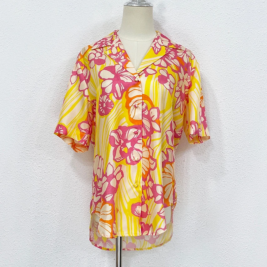 

NIGO Floral Short Sleeve Silk Shirt Pants Ngvp #nigo5571