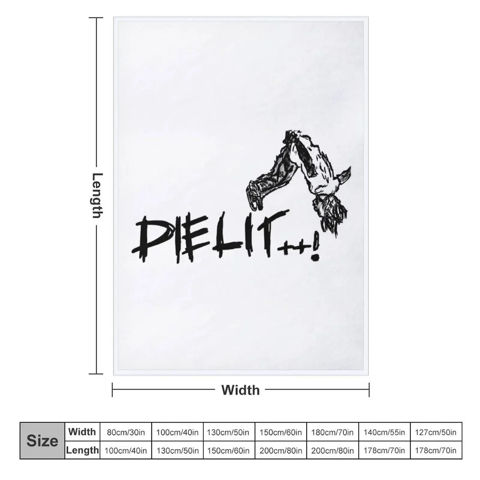 Мужское одеяло My Favorite Die Lit By Aary подарки для любителей музыки дивана-кровати