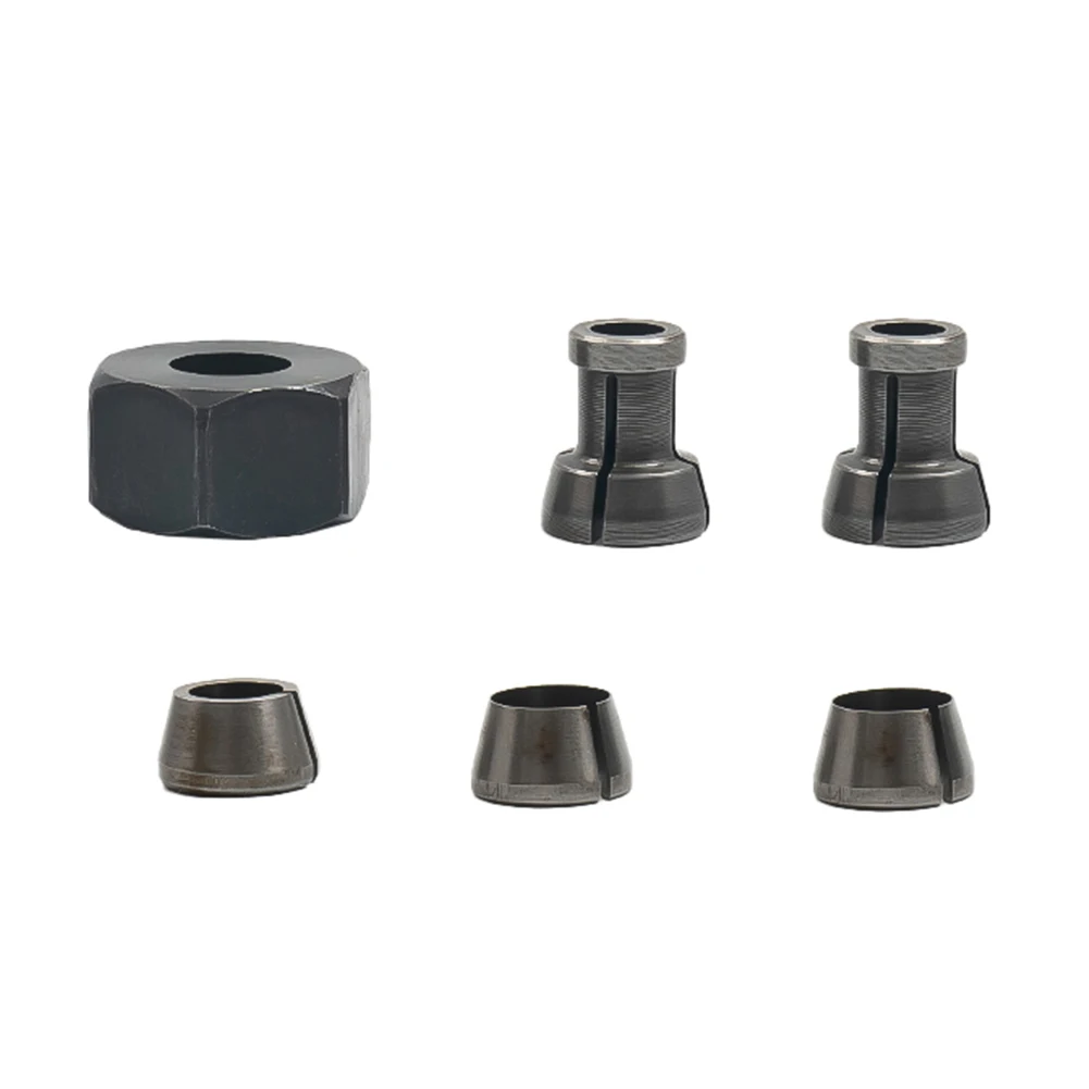 

Electric Router Suitable For Engraving Machine Trimmer Collets 6 Piece Set 6.35mm 6mm 9.5mm Replacement High Quality
